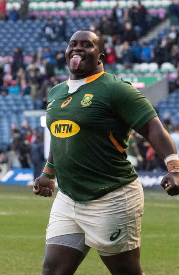 Trevor Nyakane in the Springbok jersey