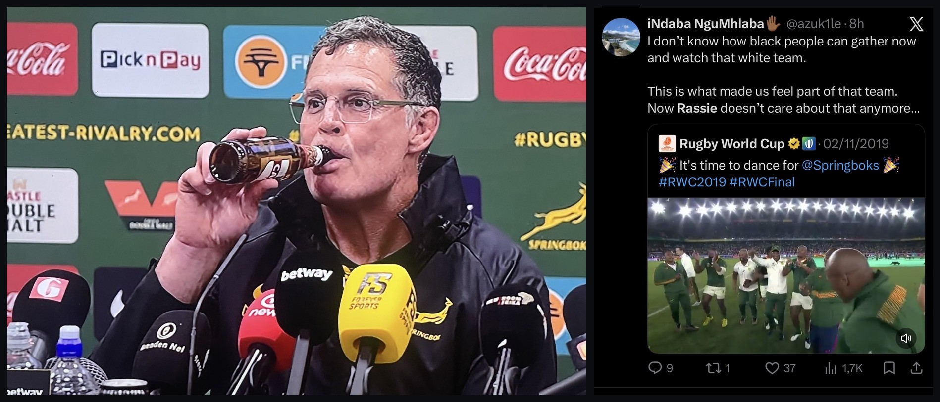 SOUTH AFRICA rugby